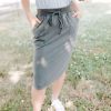 August Cloth Bottoms & Jumpsuits | Alisha Drawstring Skirt