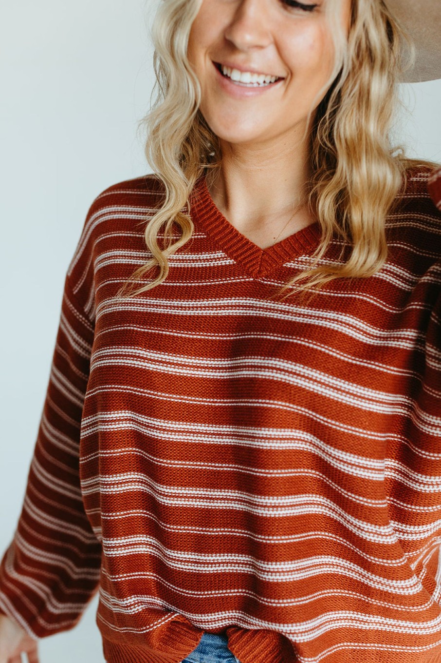 August Cloth Tops | Nicolette Striped Sweater