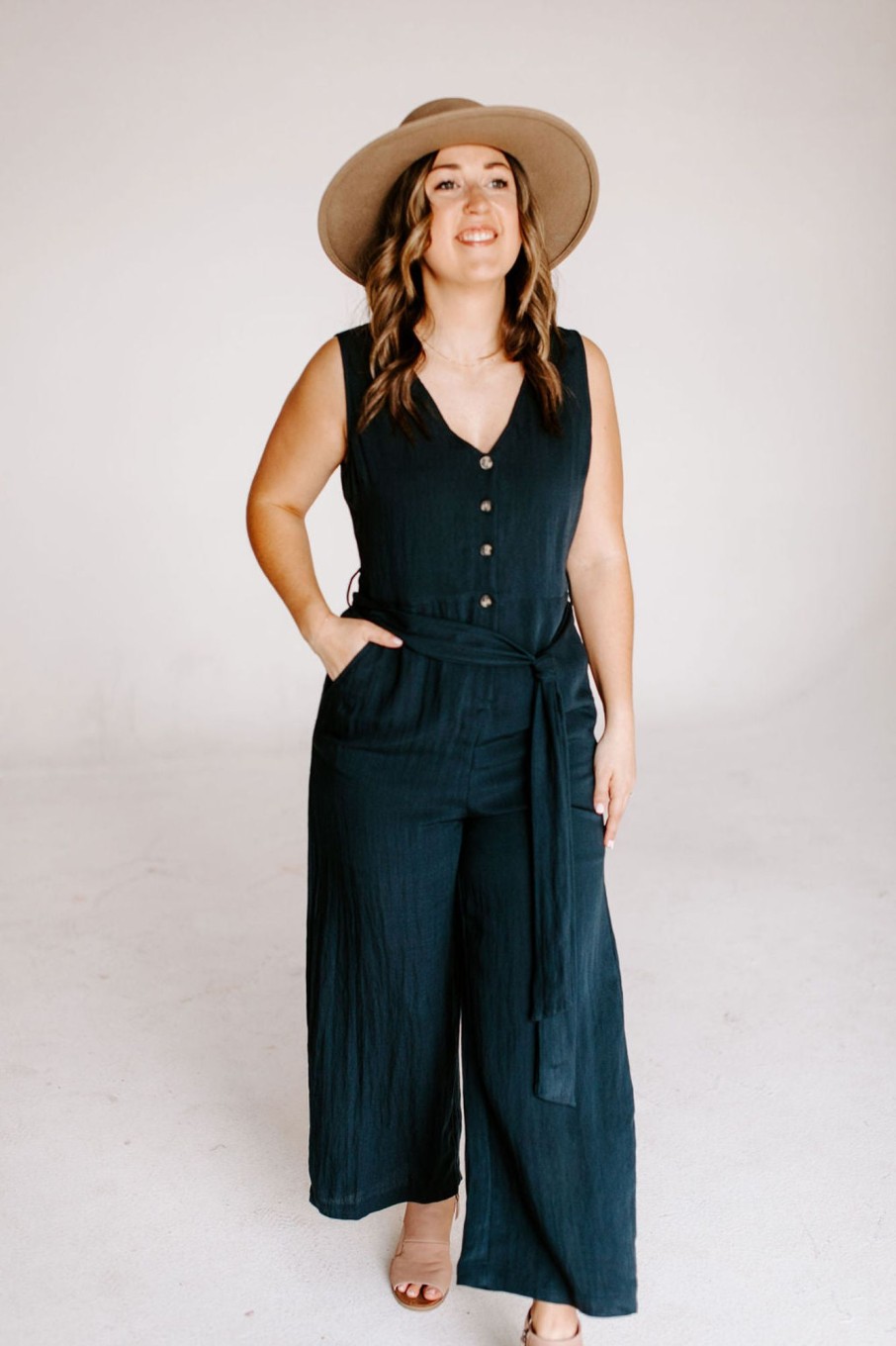 August Cloth Nursing | Callum Button Jumpsuit