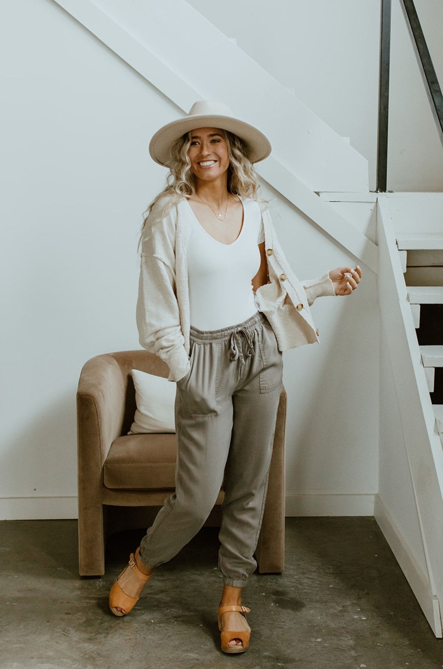 August Cloth Bottoms & Jumpsuits | Rivers Jogger Pants