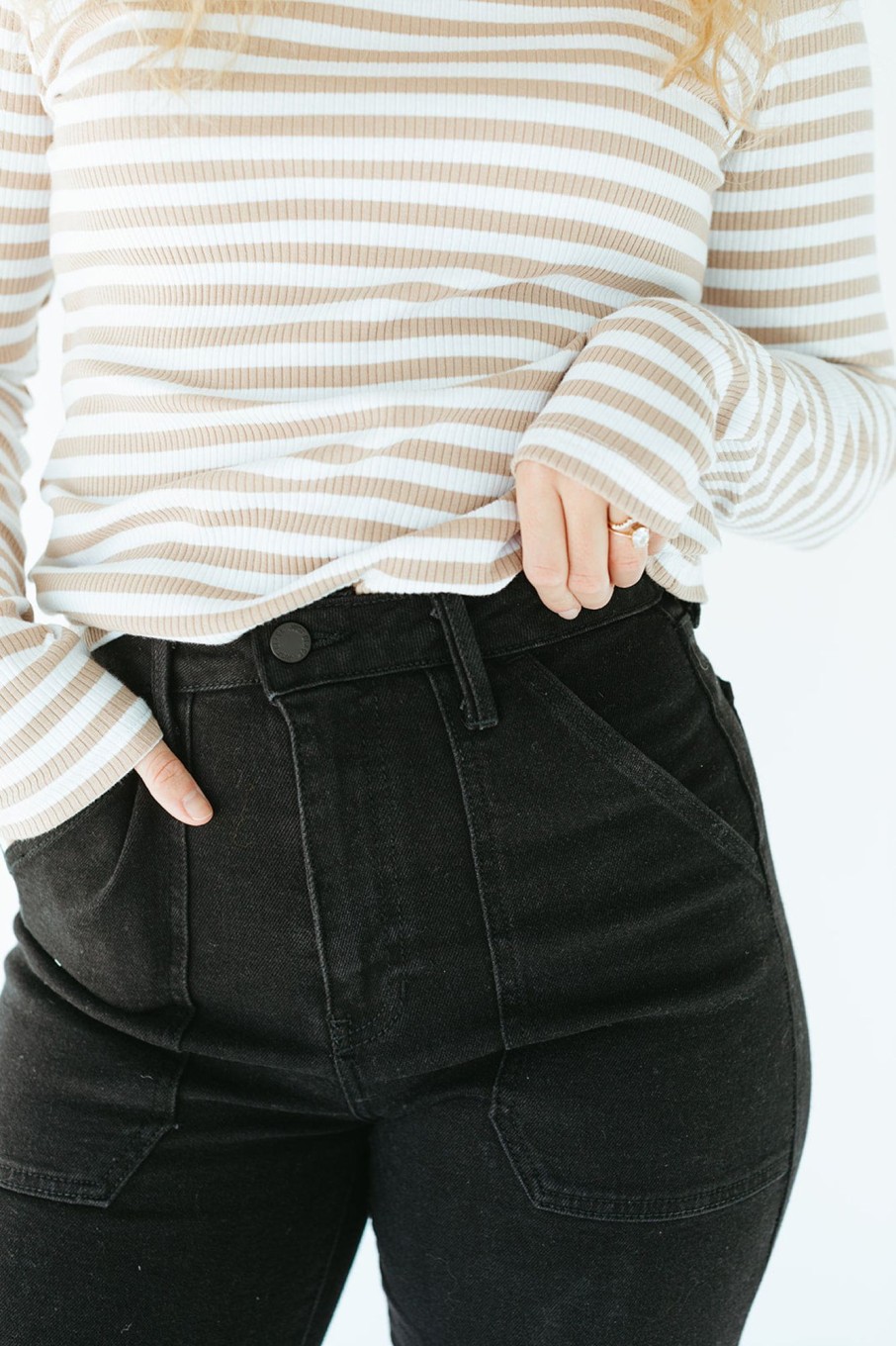 August Cloth Bottoms & Jumpsuits | Dutton Wide Leg Jeans