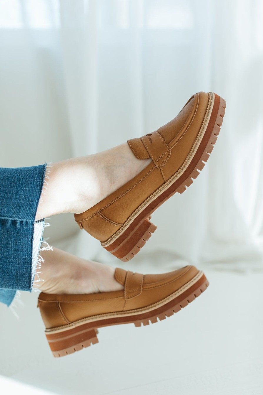 August Cloth Shoes | Cara Loafers