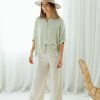 August Cloth Bottoms & Jumpsuits | Isla Linen Pants