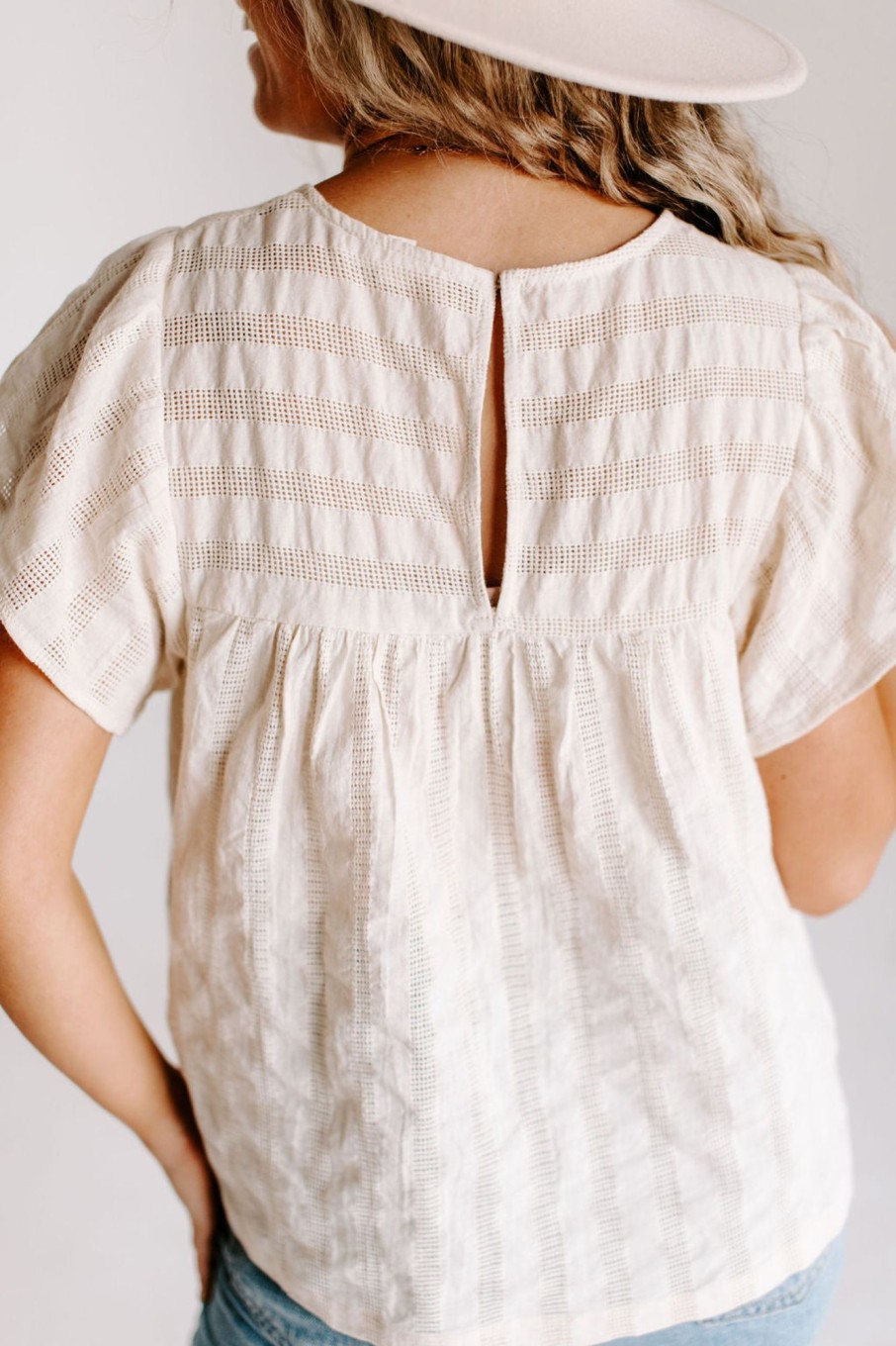 August Cloth Tops | Travis Detail Top