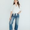 August Cloth Bottoms & Jumpsuits | Blake Wide Leg Jean