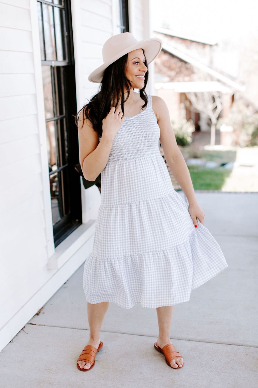 August Cloth Dresses | Shaylee Smocked Dress