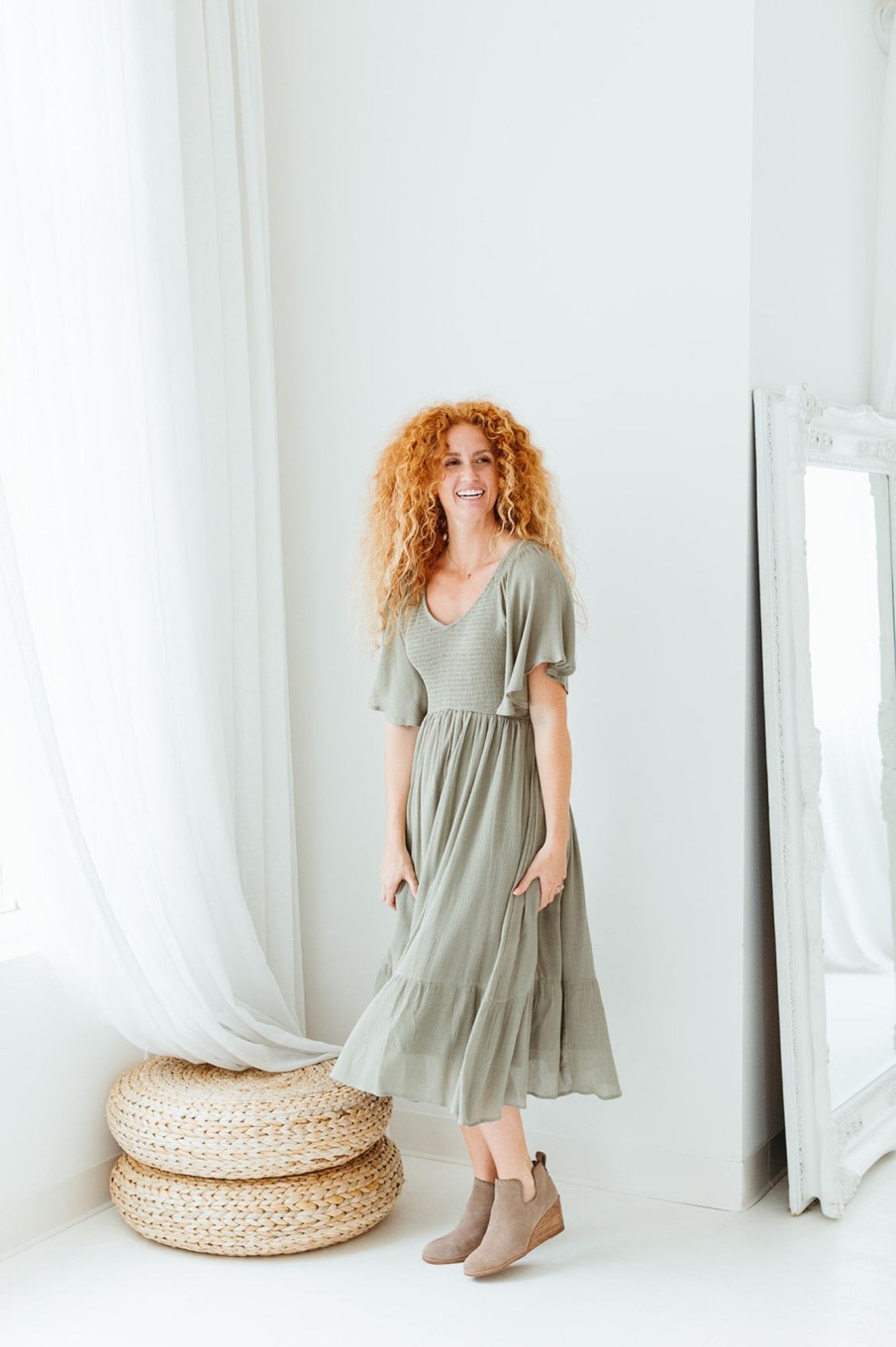 August Cloth Maternity | Grace Textured Dress