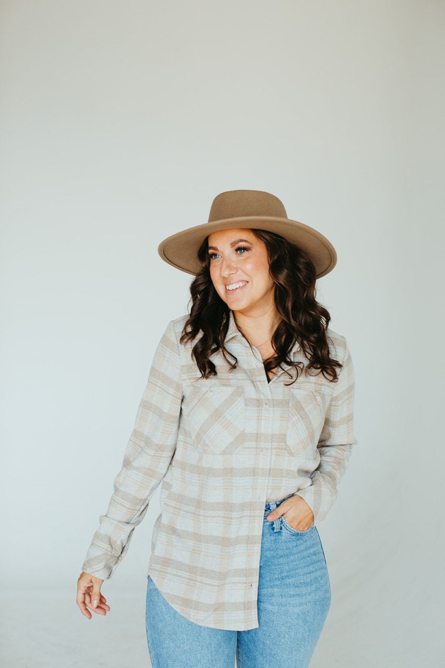 August Cloth Tops | Titus Plaid Top