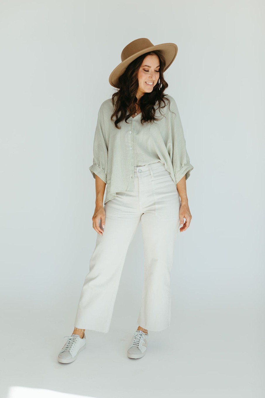 August Cloth Bottoms & Jumpsuits | Toni Wide Leg Jeans