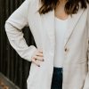 August Cloth Outerwear | Suzanne Linen Blazer