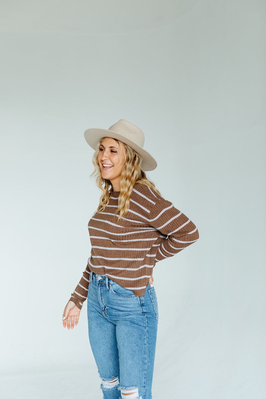 August Cloth Tops | Raleigh Striped Top