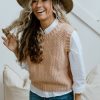 August Cloth Tops | Nancy Sweater Vest