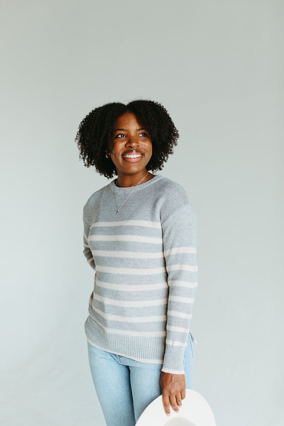 August Cloth Tops | Wilburn Striped Sweater