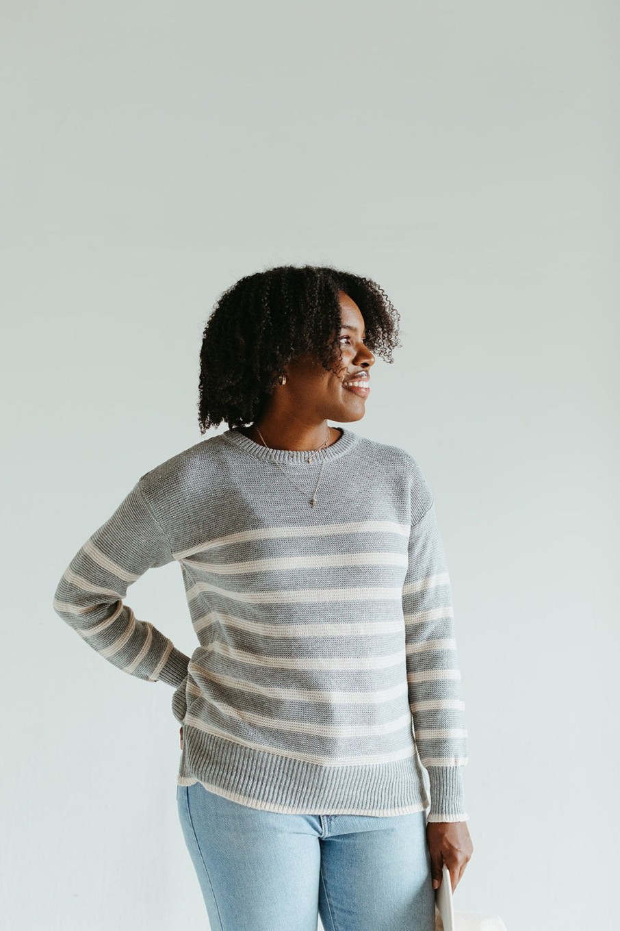 August Cloth Tops | Wilburn Striped Sweater