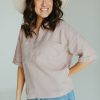 August Cloth Tops | Annabelle Linen Top