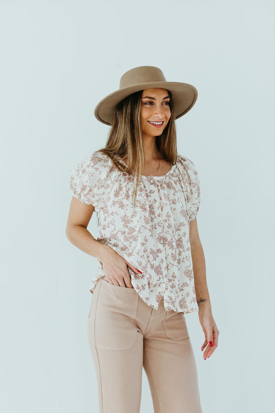 August Cloth Tops | Sophie Floral Blouse