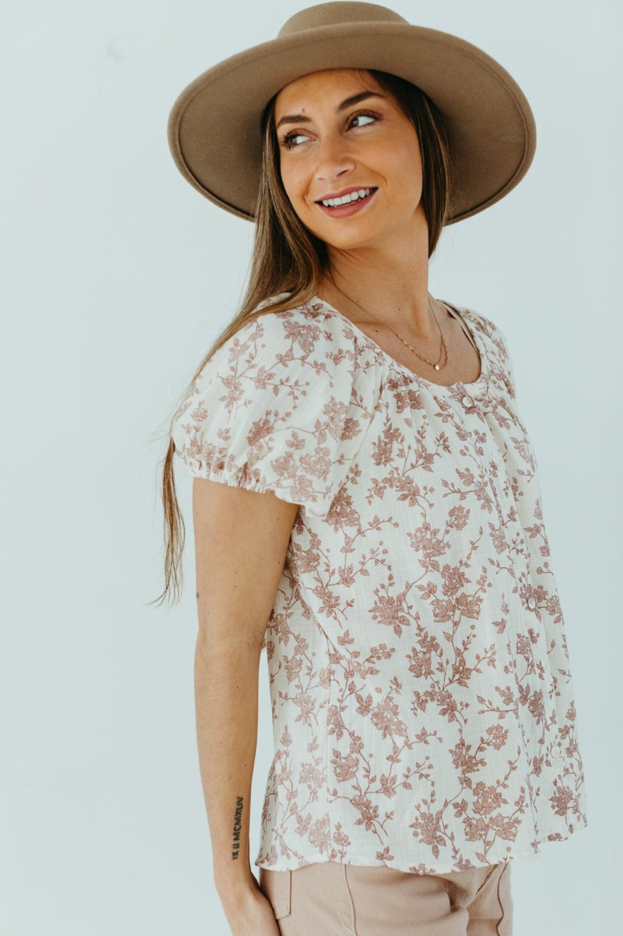 August Cloth Tops | Sophie Floral Blouse