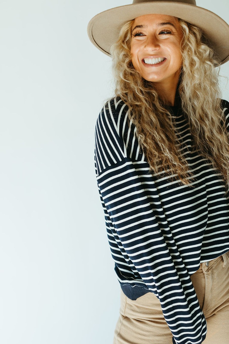 August Cloth Tops | Emery Striped Top