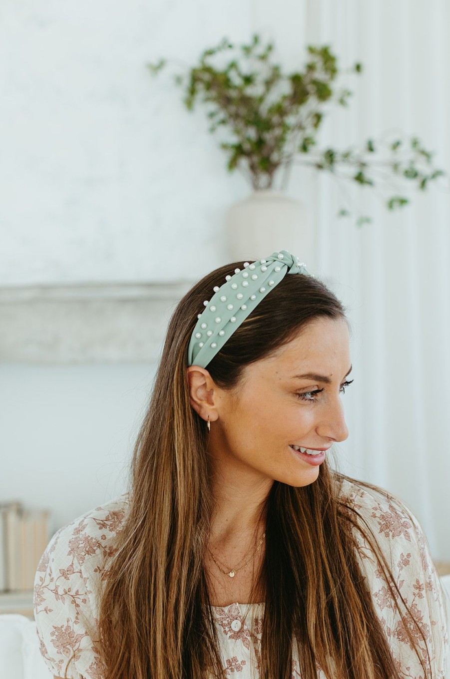 August Cloth Accessories | Pearl Statement Headband