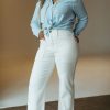 August Cloth Bottoms & Jumpsuits | Toni Wide Leg Jeans