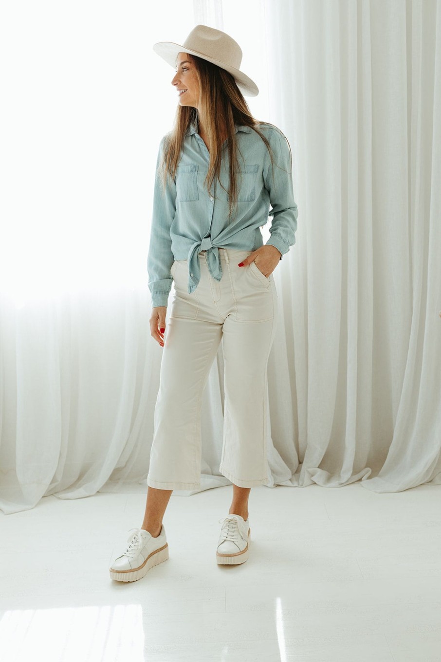 August Cloth Bottoms & Jumpsuits | Miles Casual Pants