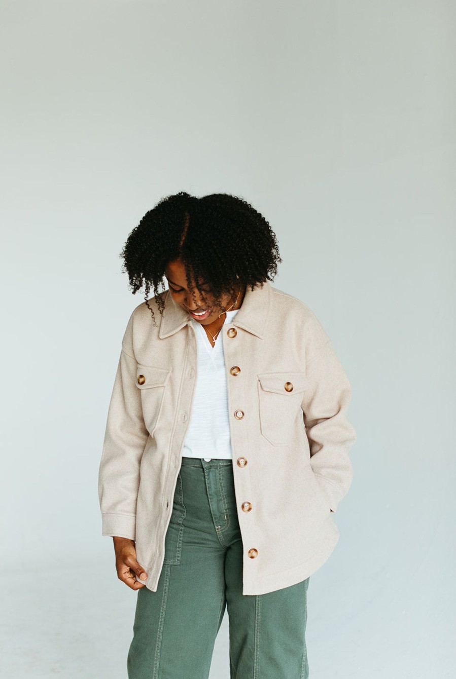 August Cloth Outerwear | Toby Essential Shacket